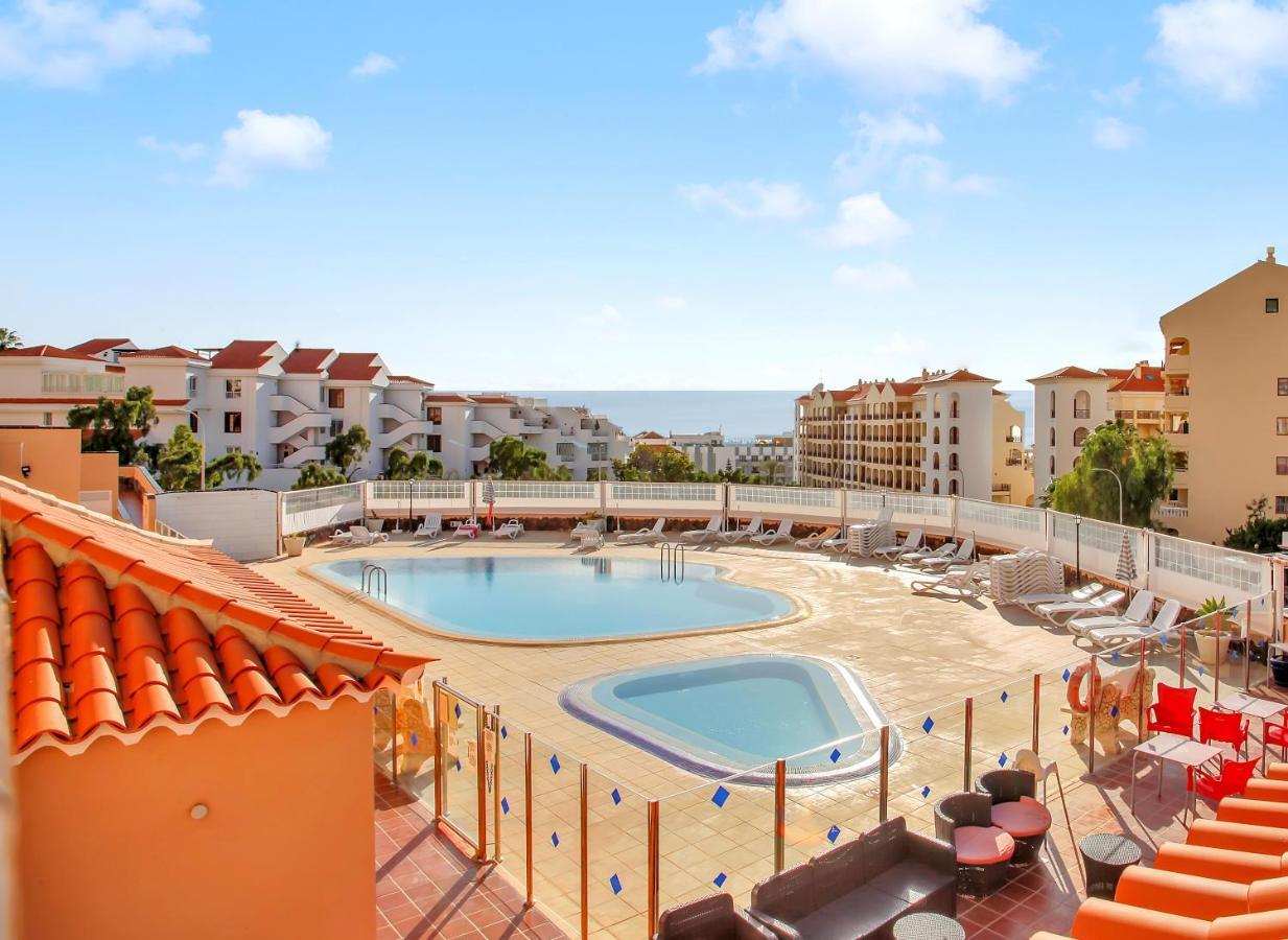 Top Floor, Sea View, Huge Terrace, Heated Pool, Garage Los Cristianos  Luaran gambar