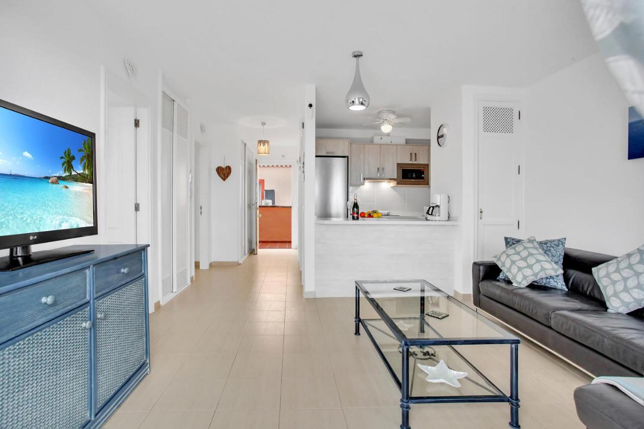 Top Floor, Sea View, Huge Terrace, Heated Pool, Garage Los Cristianos  Luaran gambar