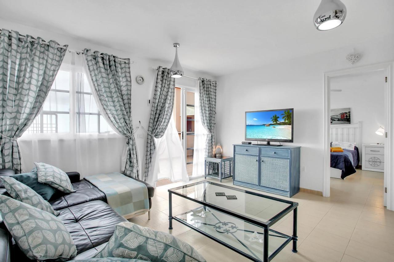 Top Floor, Sea View, Huge Terrace, Heated Pool, Garage Los Cristianos  Luaran gambar